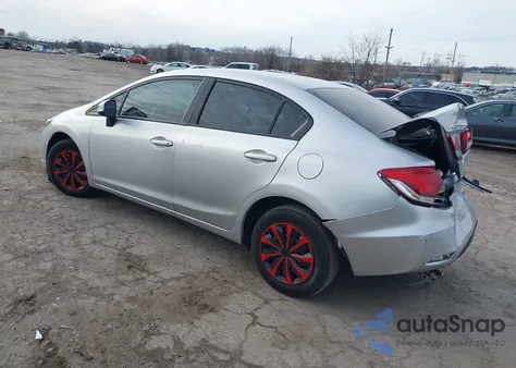 2013 Honda Civic Ex from USA, damaged, VIN 19XFB2F85DE046952